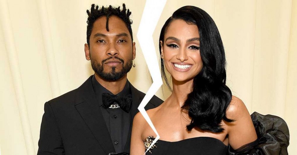 Miguel and Nazanin Mandi attend The Elton John AIDS Foundation 30th Annual Academy Awards Viewing Party