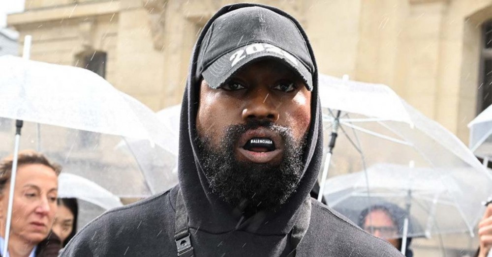 Kanye West attends the Givenchy Womenswear Spring/Summer 2023 show as part of Paris Fashion Week