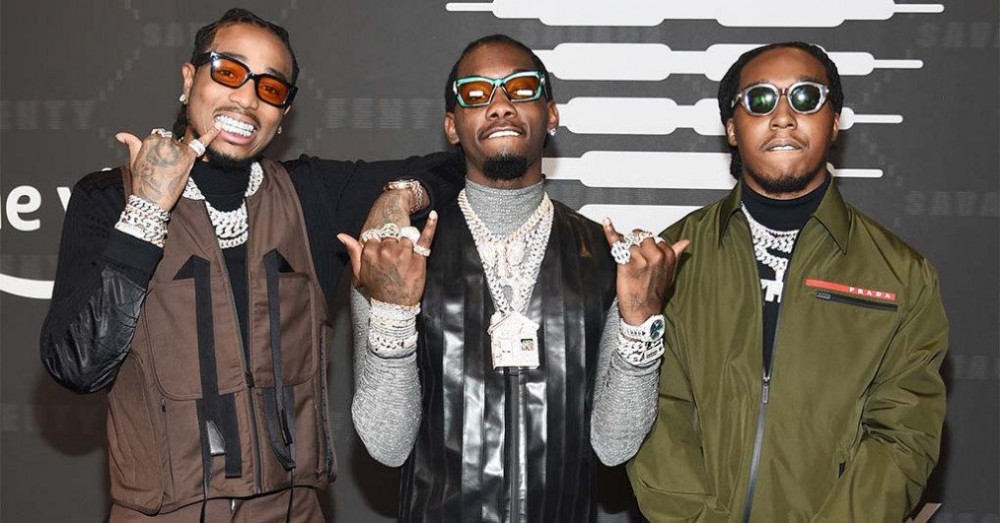 Quavo, Offset, and Takeoff of Migos attend Savage X Fenty Show