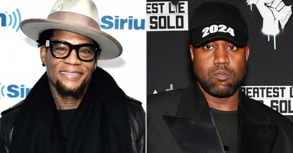 D.L. Hughley and Kanye West