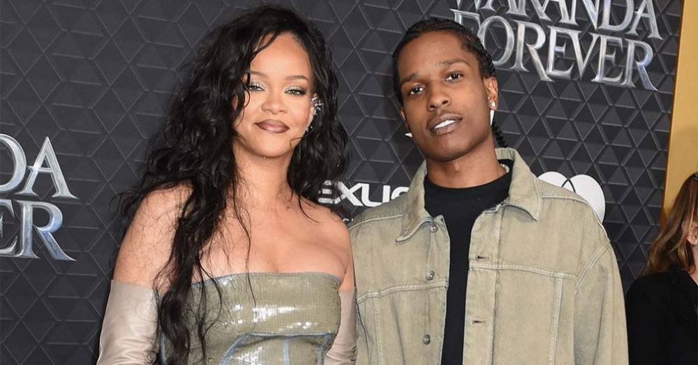 Rihanna and A$AP Rocky at the world premiere of Marvel Studios Black Panther: Wakanda Forever