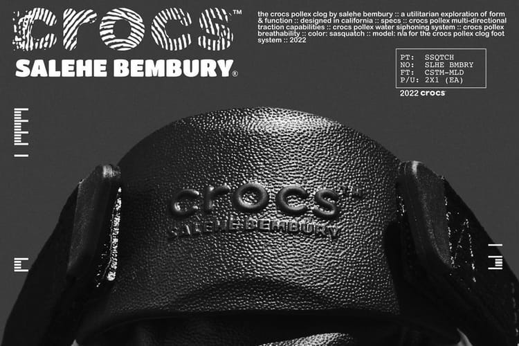 Salehe Bembury to Launch the Crocs Pollex Clog 