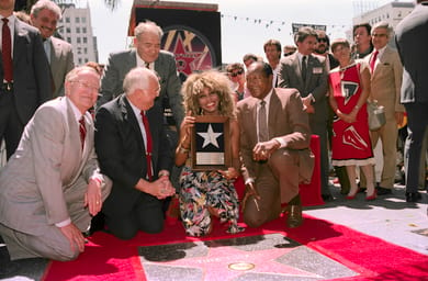 Tina Turner with Mayor Tom Bradley