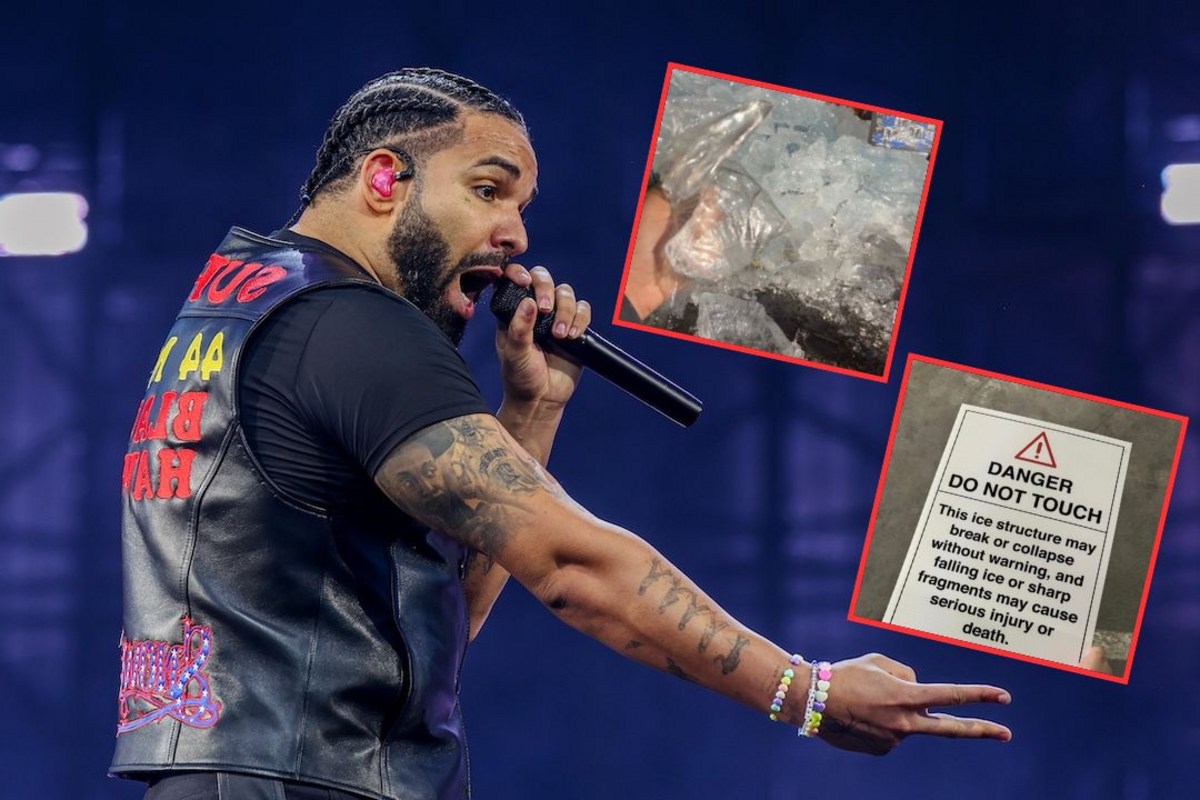 Drake Fans Are Selling Pieces of Ice and Signs From Rapper’s Iceman Structure in Toronto