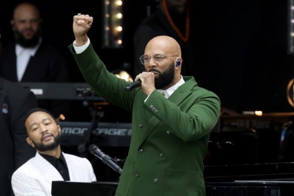 Common and John Legend Uplift Crowd With 'Glory' Performance at Obama Presidential Center Opening