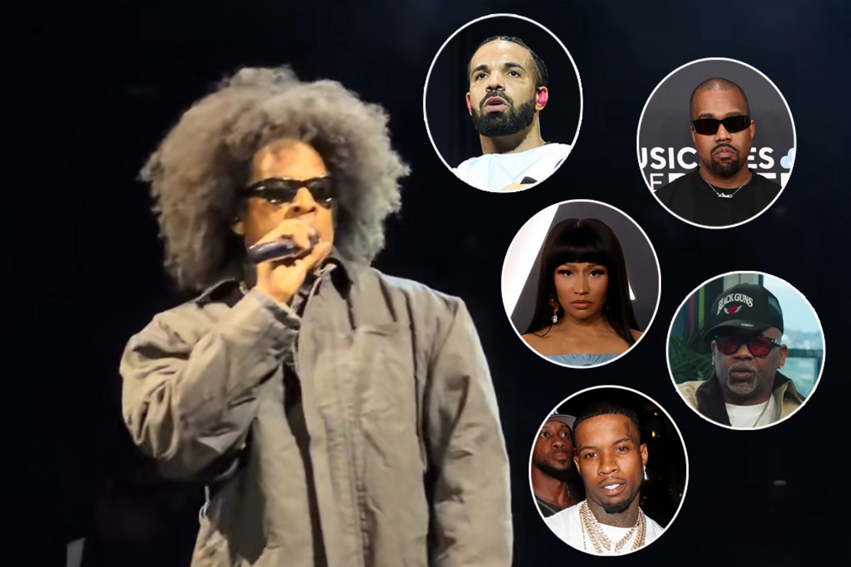Jay-Z Targets Drake, Ye, and Others in Surprise Roots Picnic Freestyle