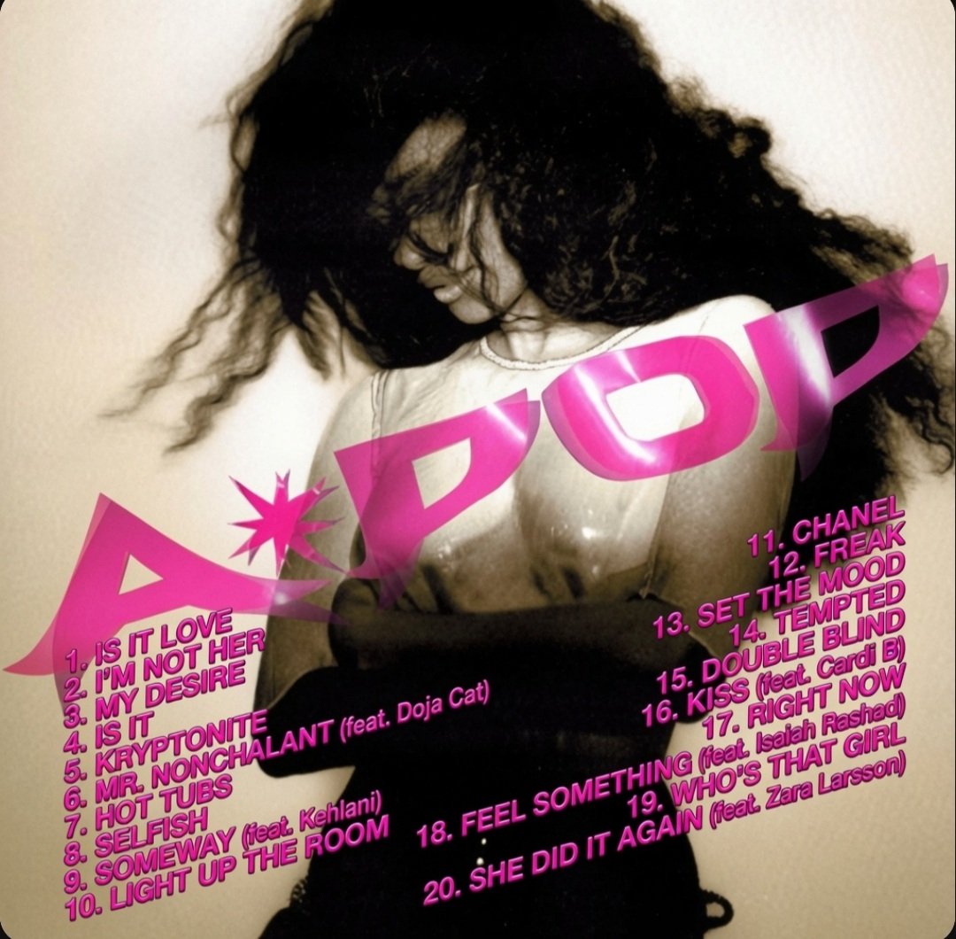 Tyla A*POP Tracklist